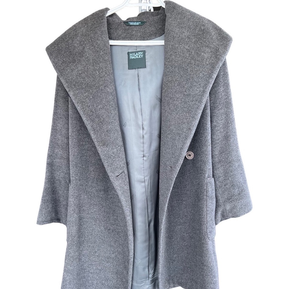 Hilary Radley grey coat